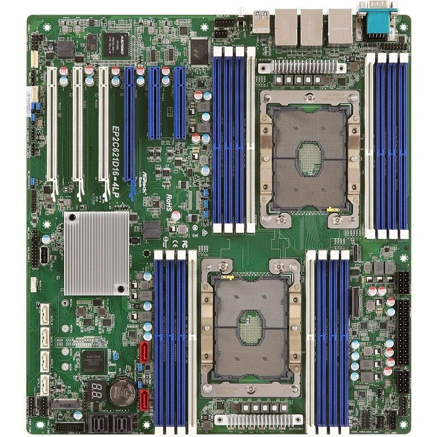 ASROCK RACK EP2C621D16-4LP EEB SERVER MOTHERBOARD DUAL SOCKET LGA 3647 INTEL C62