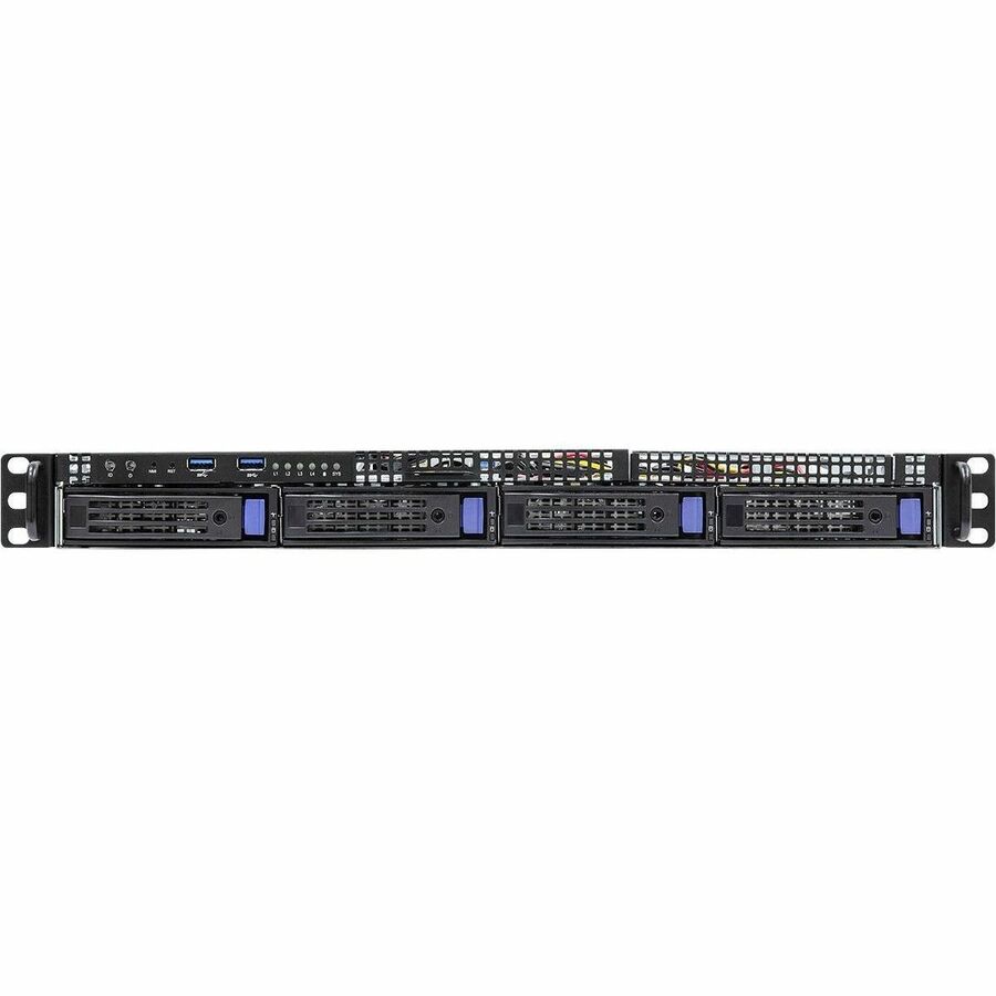 ASROCK RACK 1U4LW-C252 1U RACKMOUNT SERVER BAREBONE 4 BAYS SINGLE SOCKET H5 (LGA