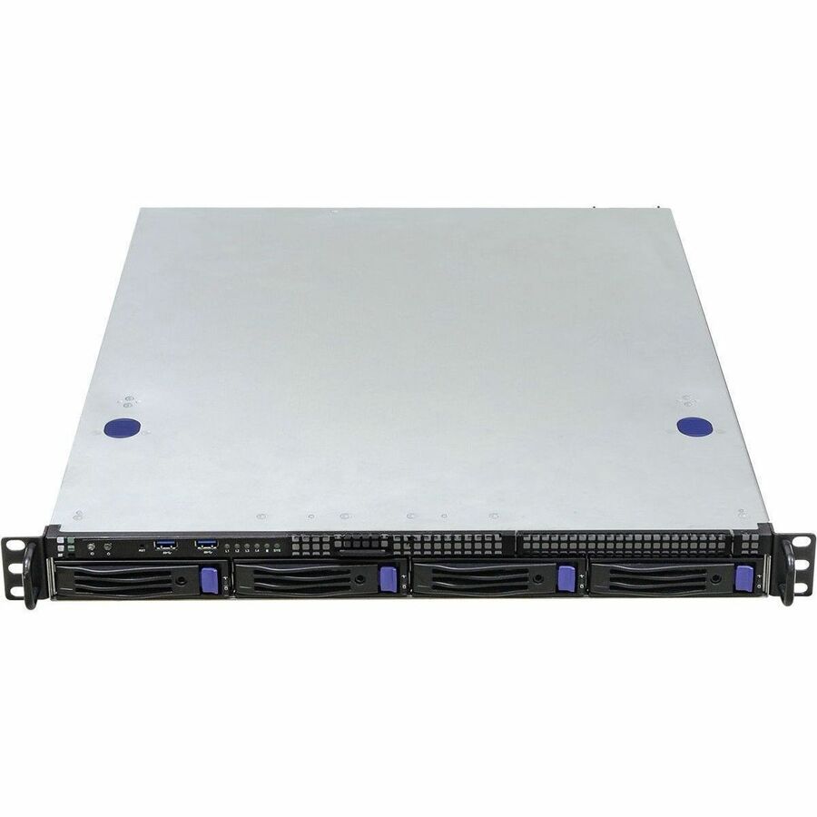 ASROCK RACK 1U4LW-X570 RPSU 1U RACKMOUNT SERVER BAREBONE 4 BAYS SINGLE SOCKET AM
