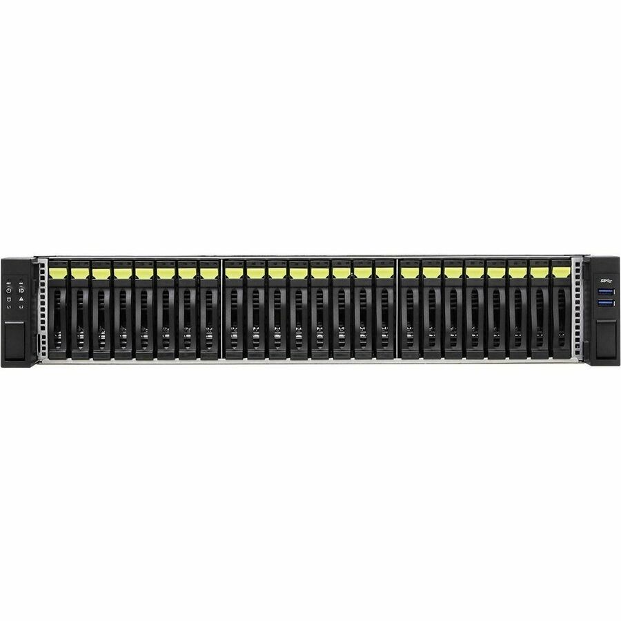 2U24E2S-ROME 2U RACKMOUNT STORAGE SERVER BAREBONE 24 NVME BAYS AND 2 BAYS SATA/S