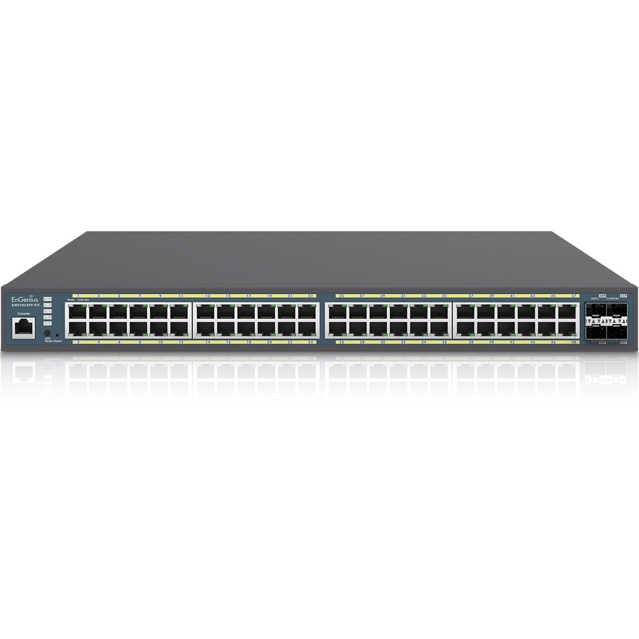 ENGENIUS FIT MANAGED EWS7952FP-FIT 48-PORT GIGABIT POE+ L2+ SWITCH WITH A 740W P
