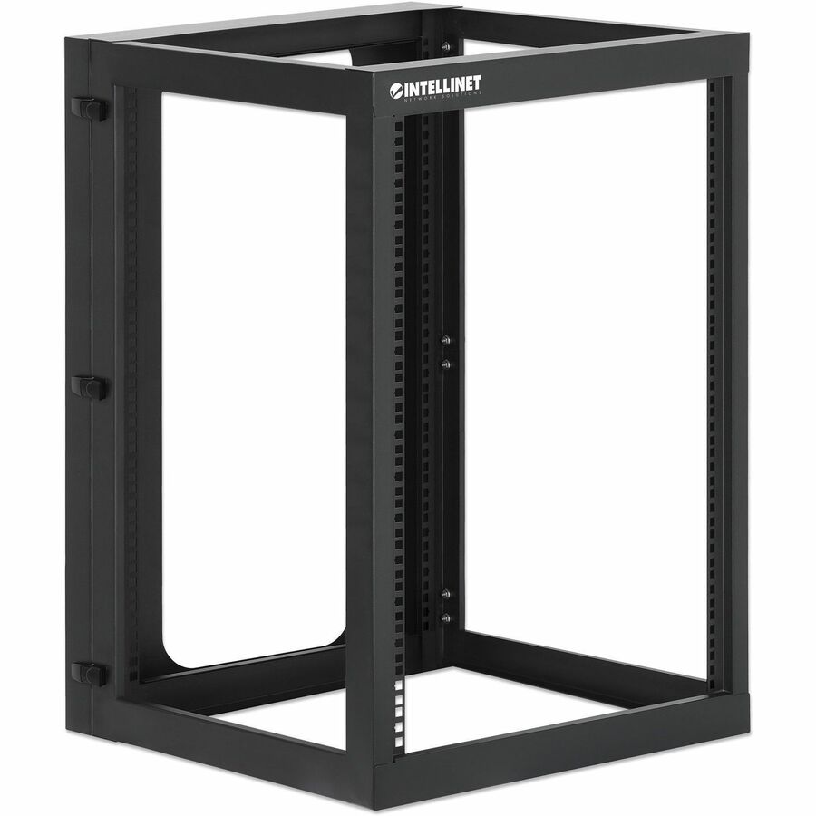 19 IN. WALL MOUNT 4-POST OPEN FRAME NETWORK RACK, 15U