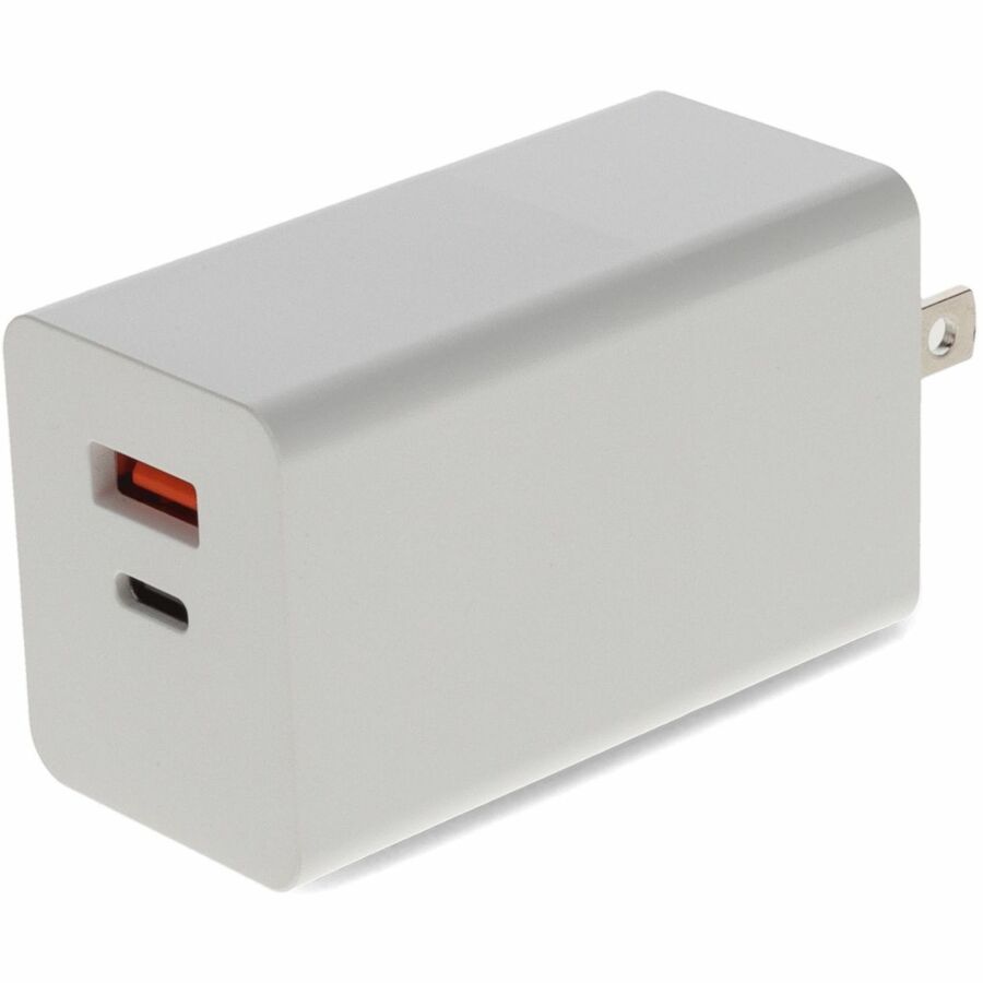 ADDON WALL CHARGER DUAL PORT 1X USB-C 3.1 1X USB-A 20V 3A 65W WHITE