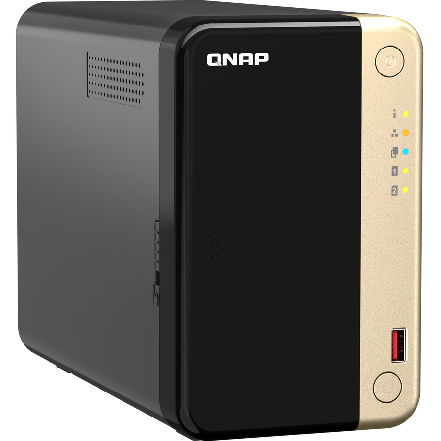 QNAP TS-264 2-BAY HIGH-PERFORMANCE DESKTOP NAS. INTEL 4C/4T PROCESSOR, BURST UP