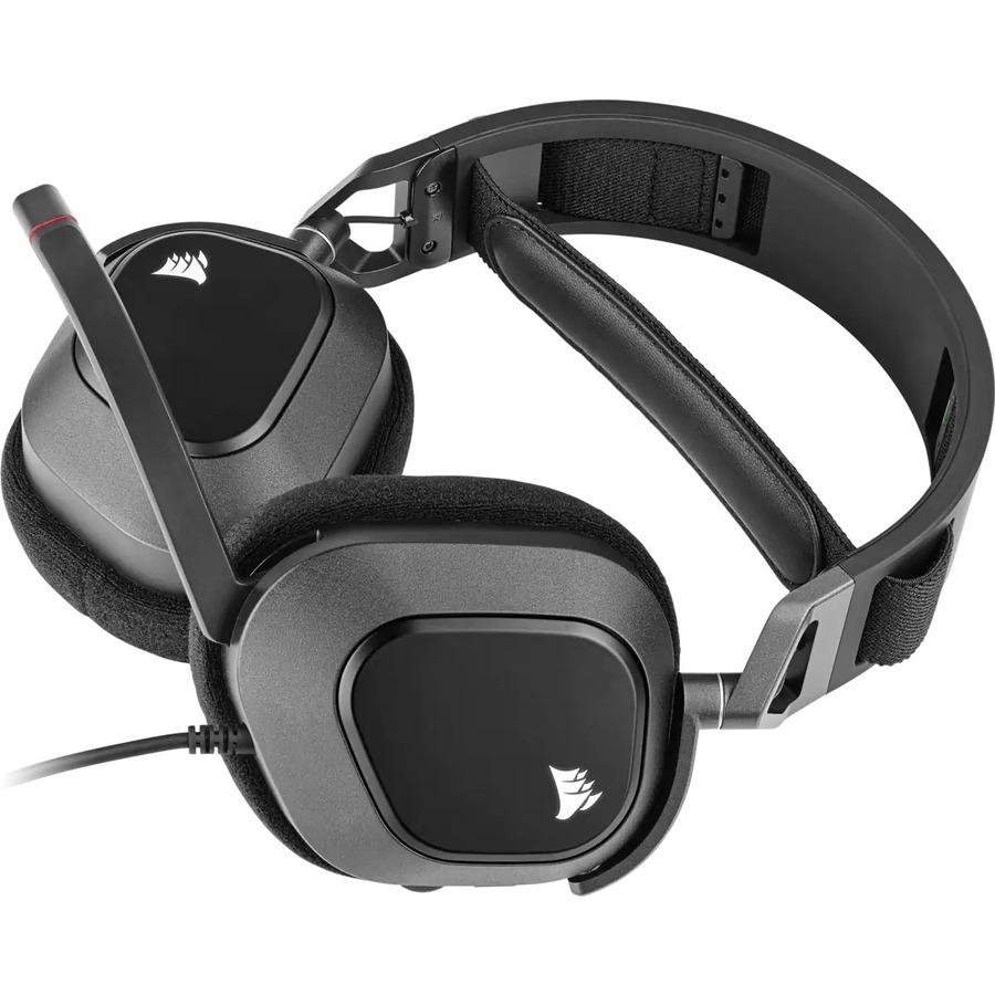 CORSAIR HS80 RGB USB HEADSET, CARBON - NA