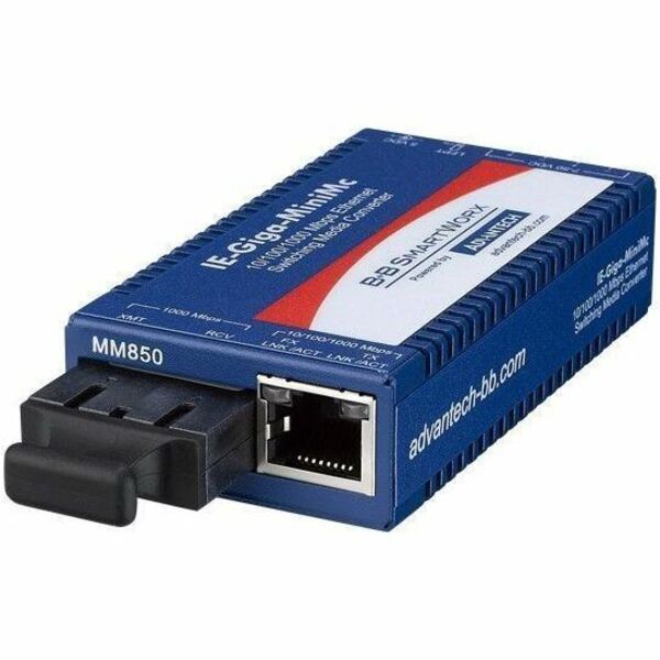 IE GIGA MINIMC TX/SSFX-SM1550-SC WDM W/AC POWER ADAPTER (1550XMT/1310RCV)