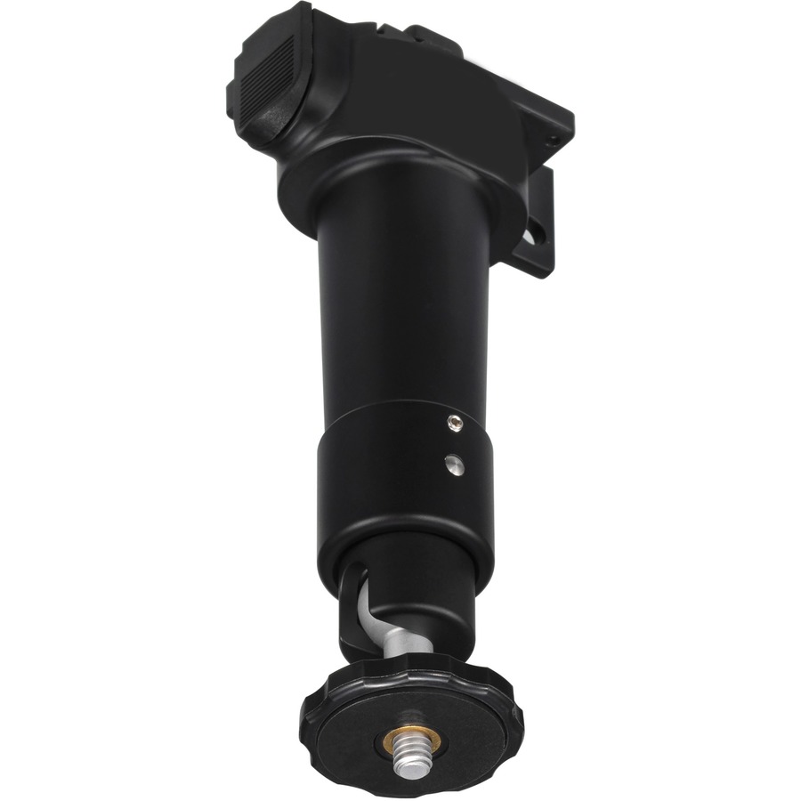 LIGHT RAIL MOUNTING BRACKET FOR A CAMERA WITH TRIPOD SCREW HOLE, BLACK COLOR
