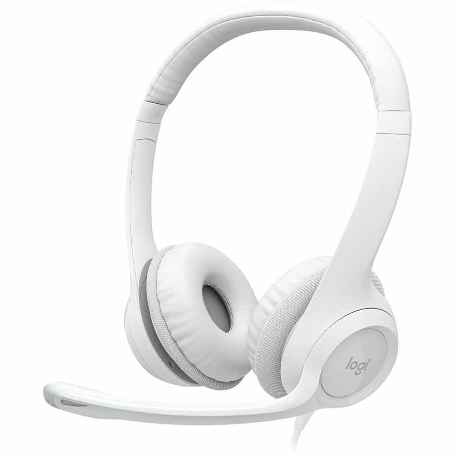 H390 USB COMPUTER HEADSET OFF-WHITE MULTI 4