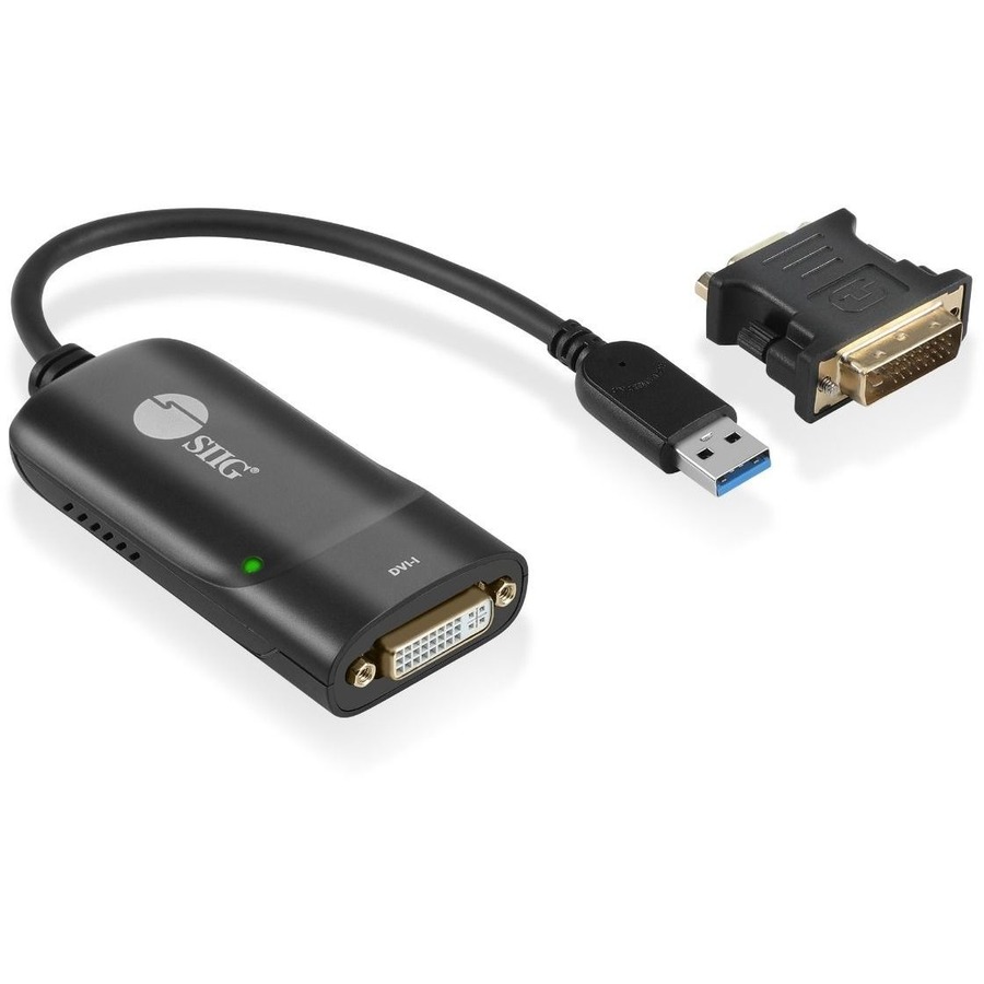 Siig USB 3.0 to Dvi/Vga Pro Adpt 1080p USB  5 Gbps (Ju-Dv0112-S3)