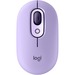 LOGITECH Pop Mouse - Cosmos - Wireless - Bluetooth - Cosmos - Scroll Wheel