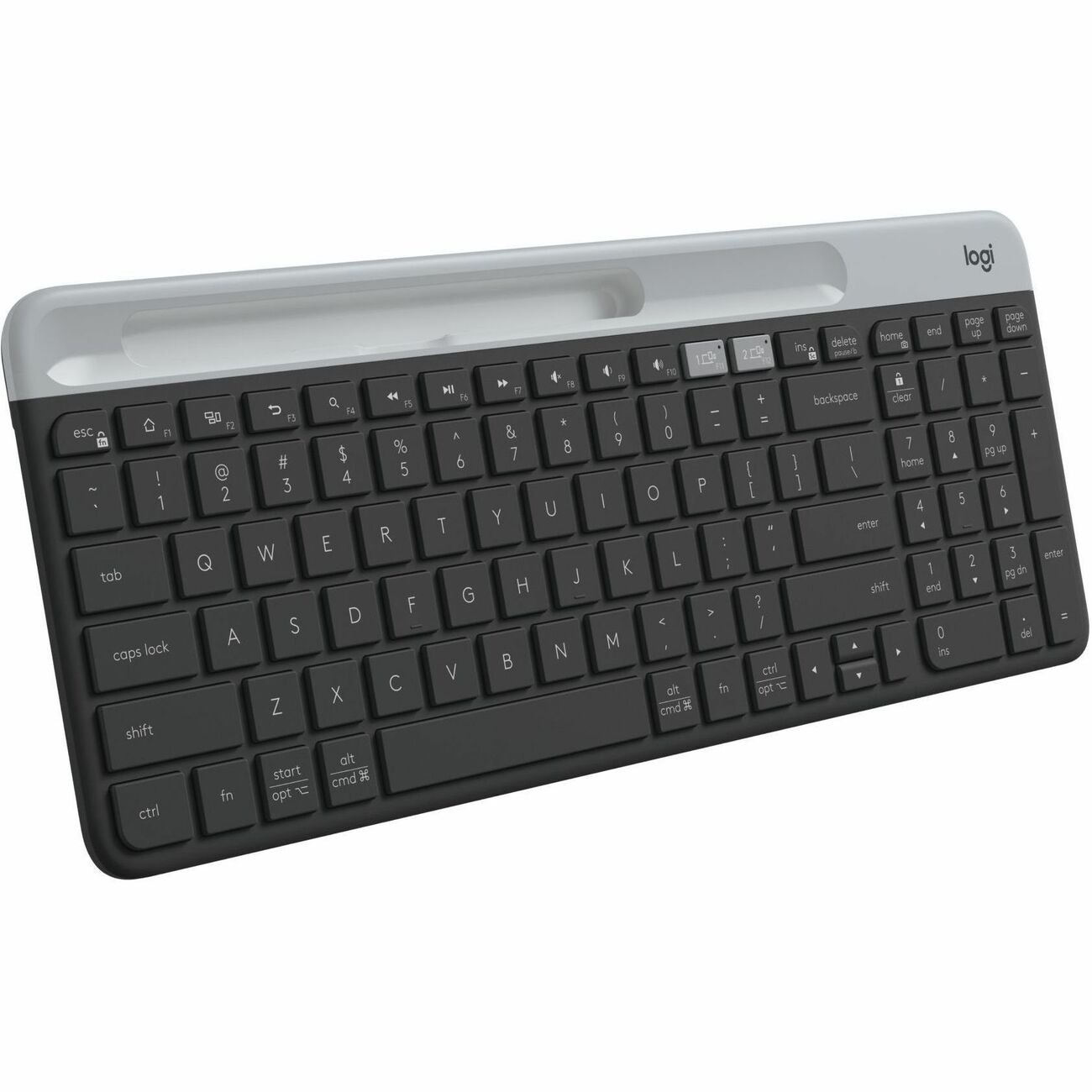 LOGITECH K585 Multi-Device Slim Compact Wireless Keyboard - Graphite