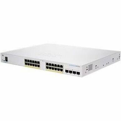 CBS250 SMART 24-PORT GE, FULL POE, 4X10G SFP+ REMANUFACTURED