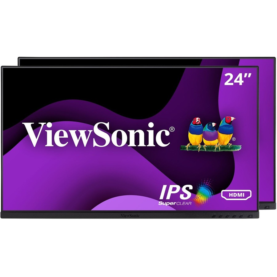 24IN DUAL PACK HEAD-ONLY 1080P IPS MONITORS WITH HDMI, DP, AND VGA.