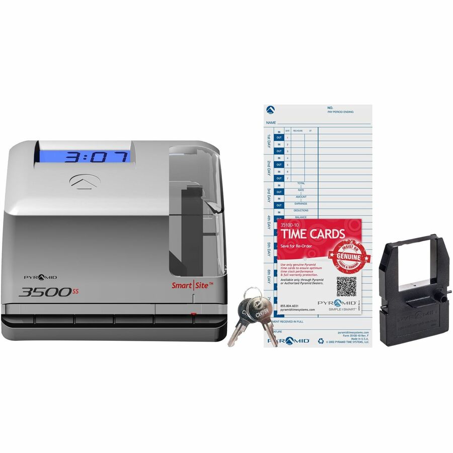STAPLES ONLY PYRAMID TIMECLOCK