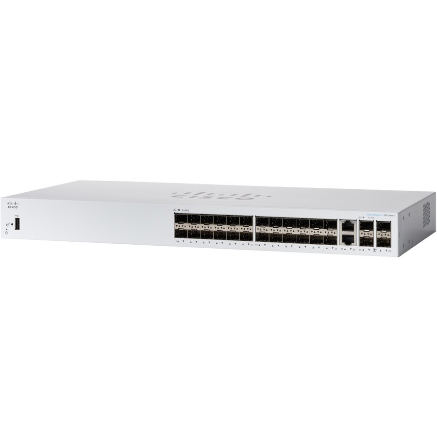 CBS350 MANAGED 24-PORT SFP, 4X1G SFP
