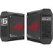 ASUS ROG Rapture GT6 (2PK) Tri-Band WiFi 6 Gaming Mesh WiFi System, covers up to 5,800 sq ft, 2.5 Gbps port, triple-level game acceleration, ASUS RangeBoost Plus, UNII 4, Free lifetime internet security, Black
