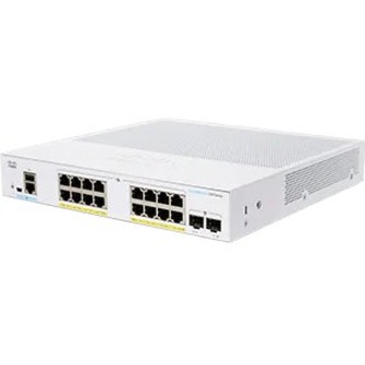 CBS350 MANAGED 16-PORT GE, FULL POE, 2X1G SFP REMANUFACTURED
