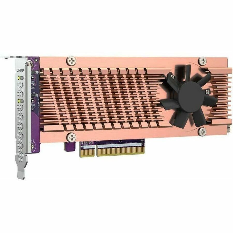 DUAL M.2 PCIE SSD EXPANSION CARD; SUPPORTS UP TO TWO M.2 2280/22110 FORMFACTOR M