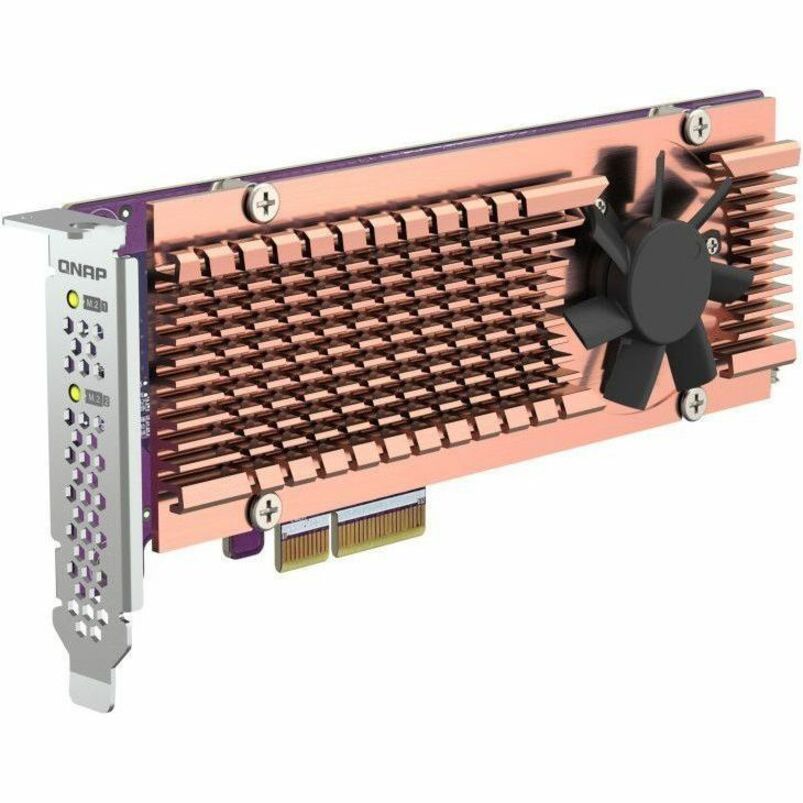 DUAL M.2 PCIE SSD EXPANSION CARD; SUPPORTS UP TO TWO M.2 2280/22110 FORMFACTOR M