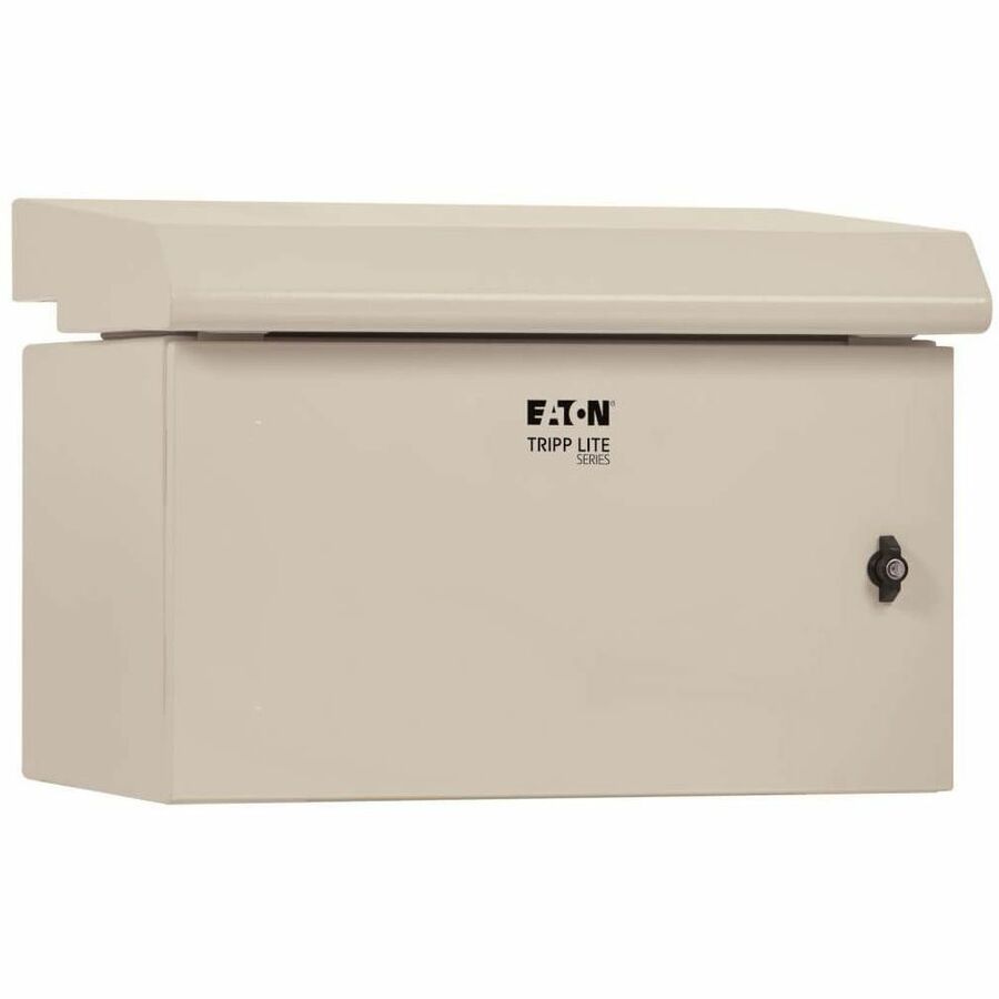 Eaton Tripp Lite Series Smartrack Industrial Enclosure - Nema 3r, Wall Mount, Metal, Locking, Fan with Thermal Switch, 16.5 In. Depth, 6u, Gray