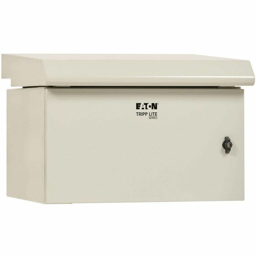 Smartrack Industrial Enclosure - Nema 3r, Wall Mount, Metal, Locking, Fan with Thermal Switch, 20.5 In. Depth, 6u, Gray