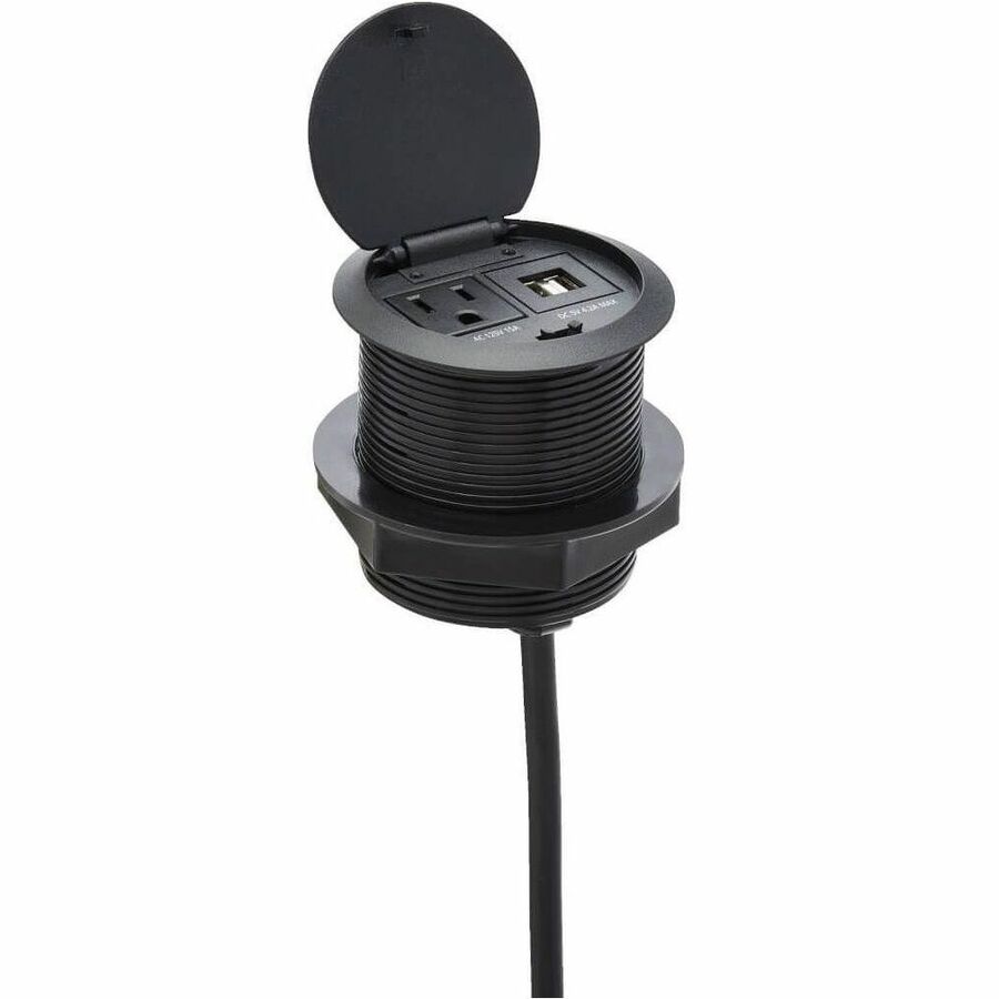 DESKTOP POWER GROMMET 5-15P 2X