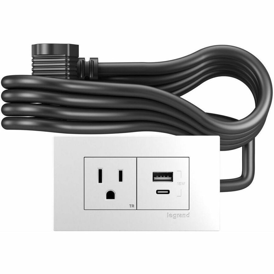 DASH FPC 1OL,1 USB A/C,WHITE