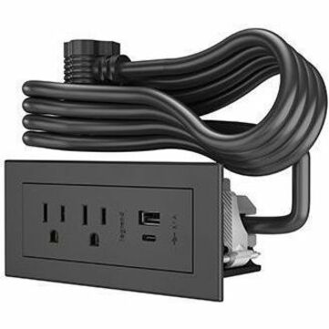 RADIANT FPC USB A/C, 10FT, BK