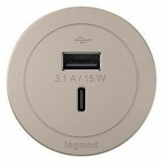 ROUND FPC, USB ONLY, NICKEL, 10FT