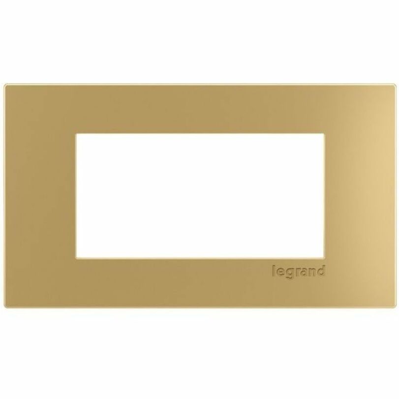 2 GANG TRIM PLATE BRASS