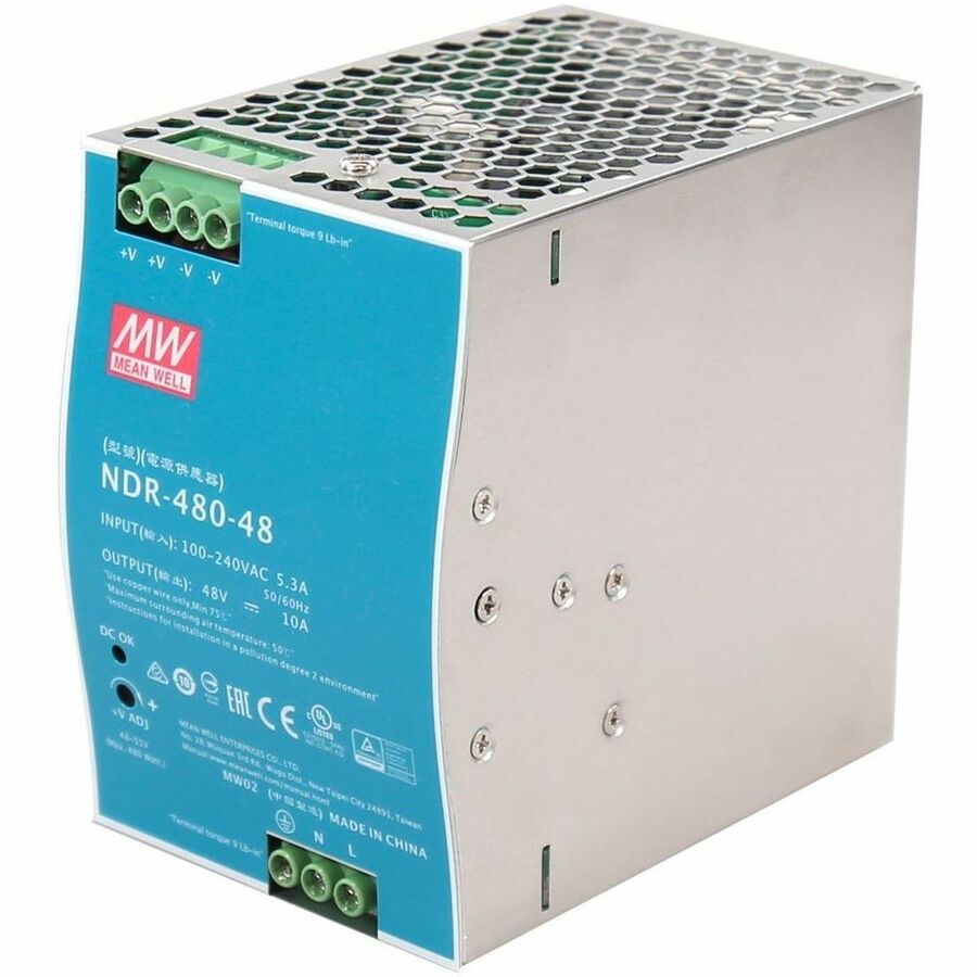 INDUSTRIAL DIN-RAIL MOUNT POWER SUPPLY UNIT (PSU) 480 W