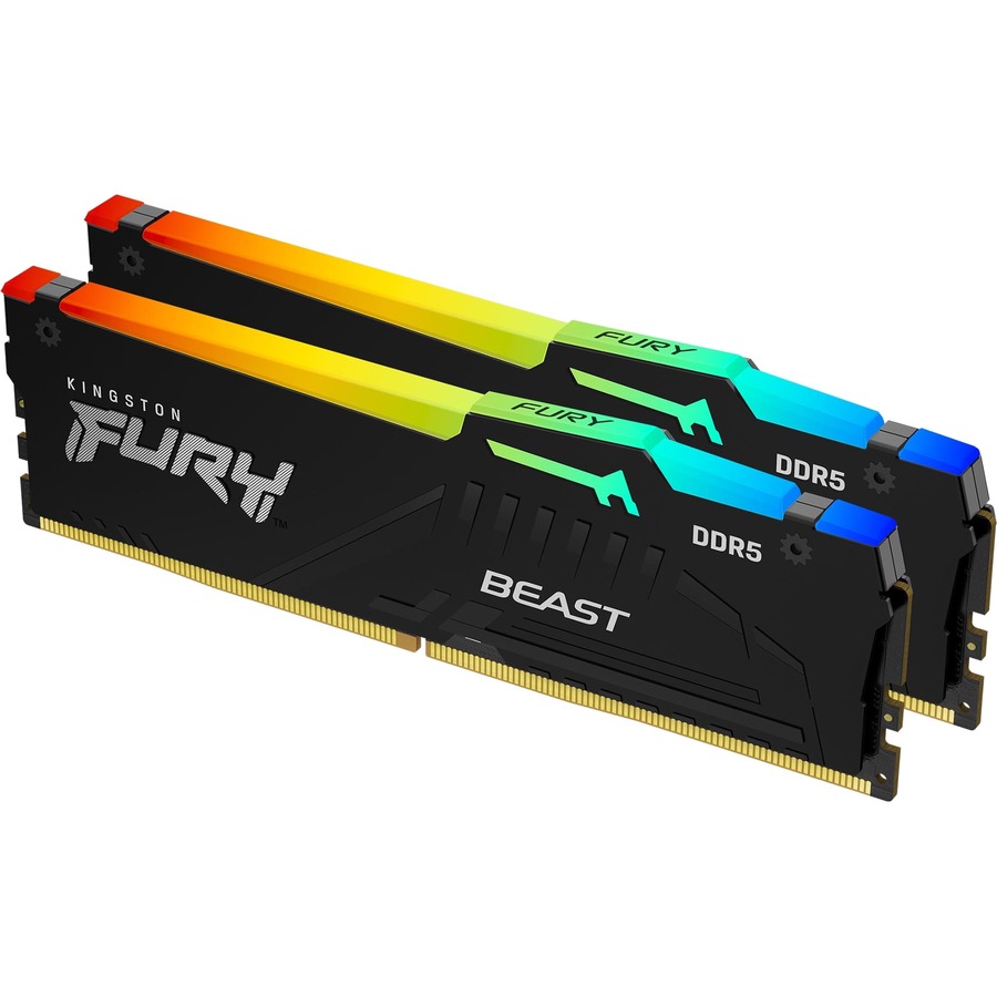 16GB 6000MT/S DDR5 CL36 DIMM (KIT OF 2) FURY BEAST RGB EXPO