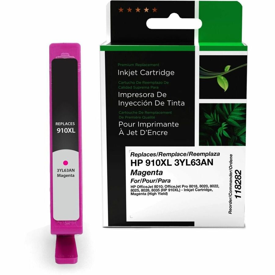 CLOVER IMAGING REMAN FOR HP 3YL63AN 910XL HIGH YIELD MAGENTA INK CARTRIDGE