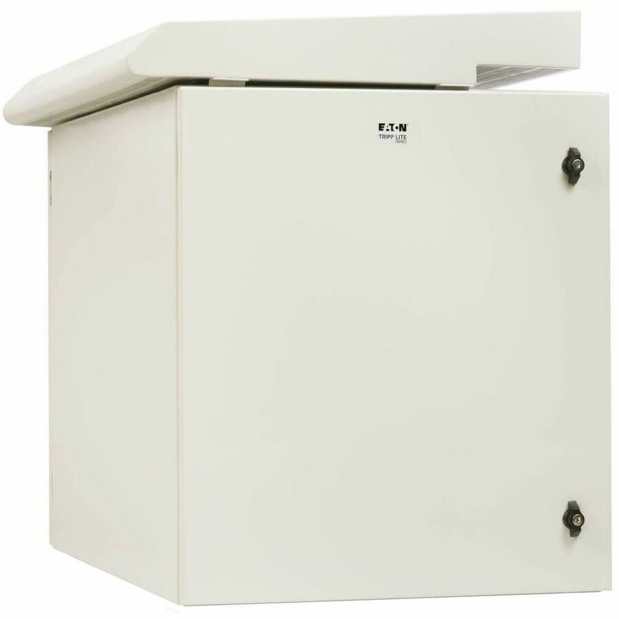 Smartrack Industrial Enclosure - Nema 3r, Wall Mount, Heavy-Duty Metal, Locking, Fan with Thermal Switch, 32.5 In. Depth, 12u, Gray