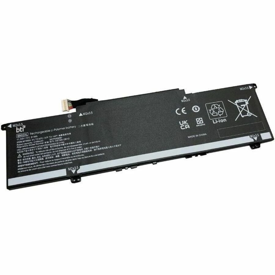 REPLACEMENT BTI BATTERY FOR HP ENVY 13-AY, 13-BA, 13-BD, 15-ED, 15-EE, 15-ES, 15