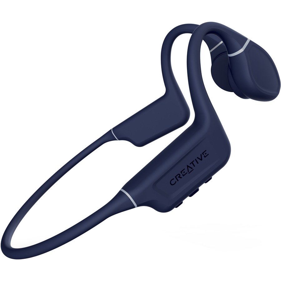 CREATIVE Outlier Free Pro Wireless Bone Conduction Headphones, Midnight Blue | Bluetooth 5.3 | IPX8 Waterproof | Siri, Google Assistant | built-in 8GB memory | Omni-directional Microphone