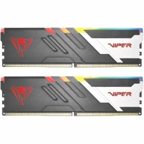 PATRIOT VIPER VENOM DDR5 32GB 6400MT/S RGB CL32 BLK/SIR HS DUAL KIT