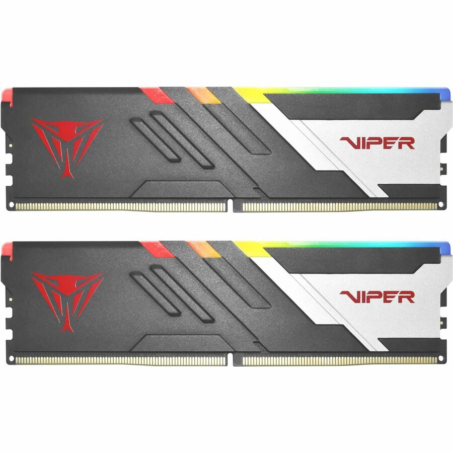 PATRIOT VIPER VENOM DDR5 64GB 5200MT/S RGB CL40 BLK/SIR HS DUAL KIT