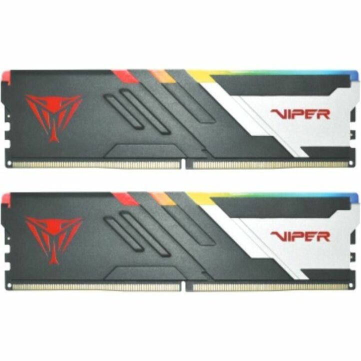 PATRIOT VIPER VENOM DDR5 64GB 5600MT/S RGB CL40 BLK/SIR HS DUAL KIT
