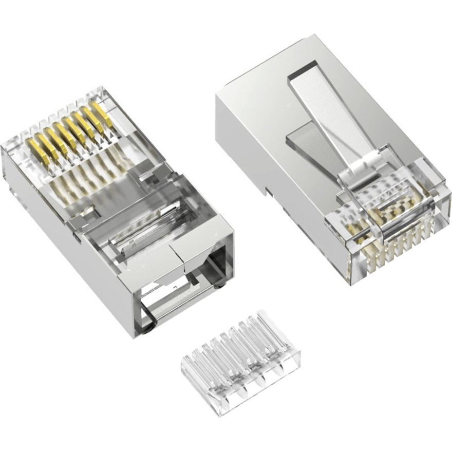AXIOM RJ45 CAT6 SHIELDED PLUG 100-PACK
