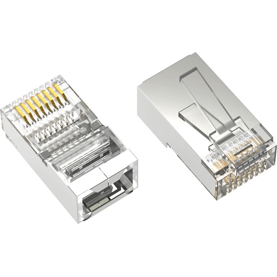 AXIOM RJ45 CAT5E SHIELDED PLUG 100-PACK