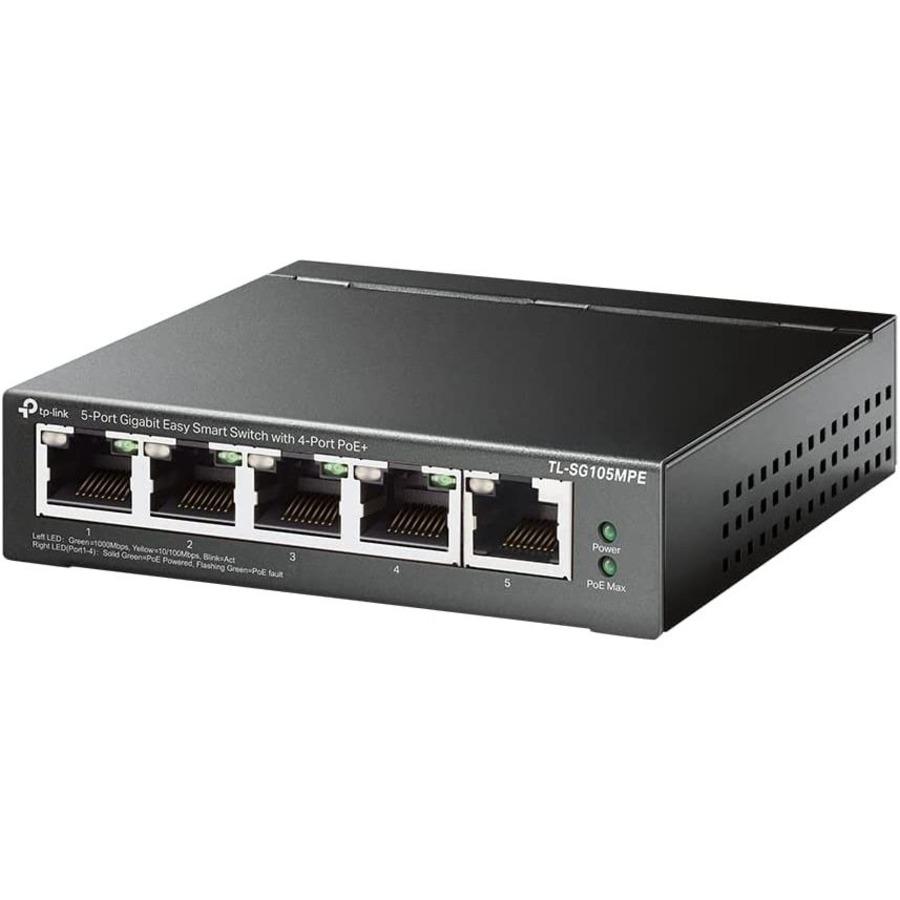 5-PORT GIGABIT EASY SMART SWITCH WITH 4-PORT POE+