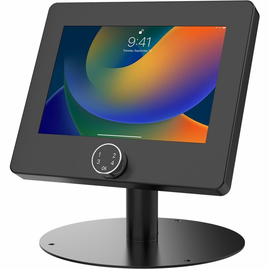 HYPERFLEX SECURITY KIOSK STAND W/ DIGITAL PASSWORD COMBINATION SECURITY ENCLOSUR