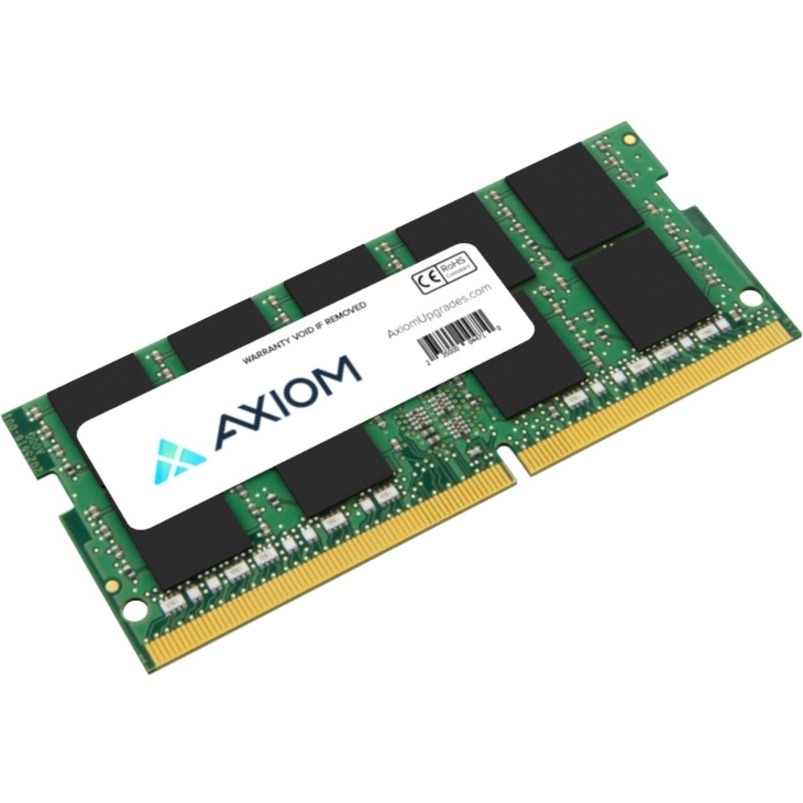 Axiom 32GB DDR5 SDRAM Memory Module - For Notebook - 32 GB - DDR5-4800/PC5-38400 DDR5 SDRAM - 4800 MHz - CL40 - 1.10 V - ECC - 262-pin - SoDIMM - Lifetime Warranty