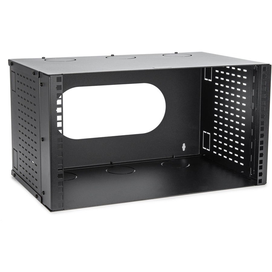 SOLIDRACK 6U WALL MOUNT NETWORK RACK - LOW PROFILE WALLMOUNT BRACKET - 11 INCHES