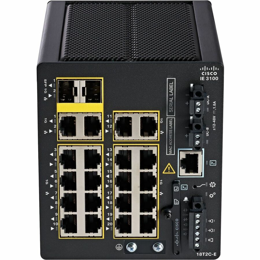 Ie3100 W/18ge Copper, 2ge Combo,fixed Sys,network Essentials