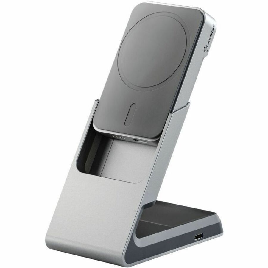 ALOGIC MATRIX 2-IN-1 UNIVERSAL MAGNETIC CHARGING DOCK - BLACK