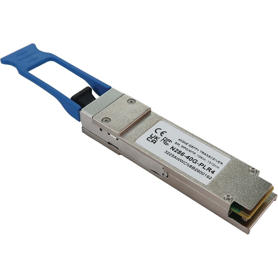 Tripp Lite Series Cisco-Compatible Qsfp+ Transceiver - 40gbase-Plr4, Singlemode Mpo/Mtp, 1310 Nm, 10 Km (6.2 Mi.)
