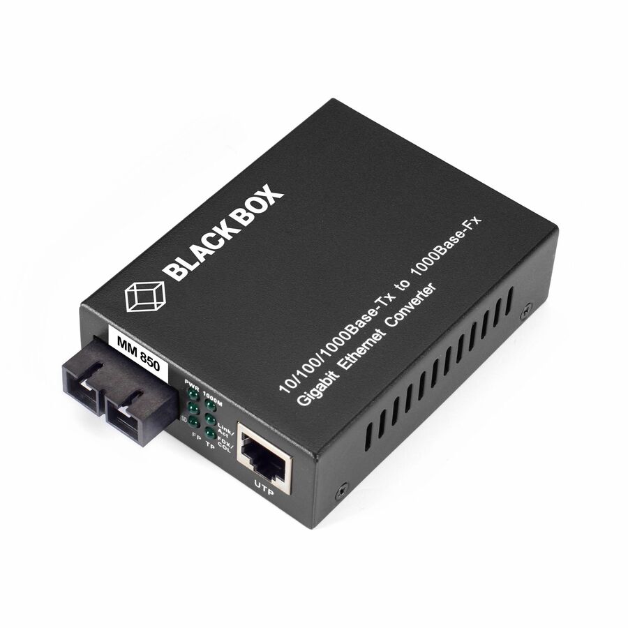 CONVERTS 10/100/1000BASE-TX TO 1000BASE-SX. BUILT-IN, BROADCAST STORM CONTROL, F