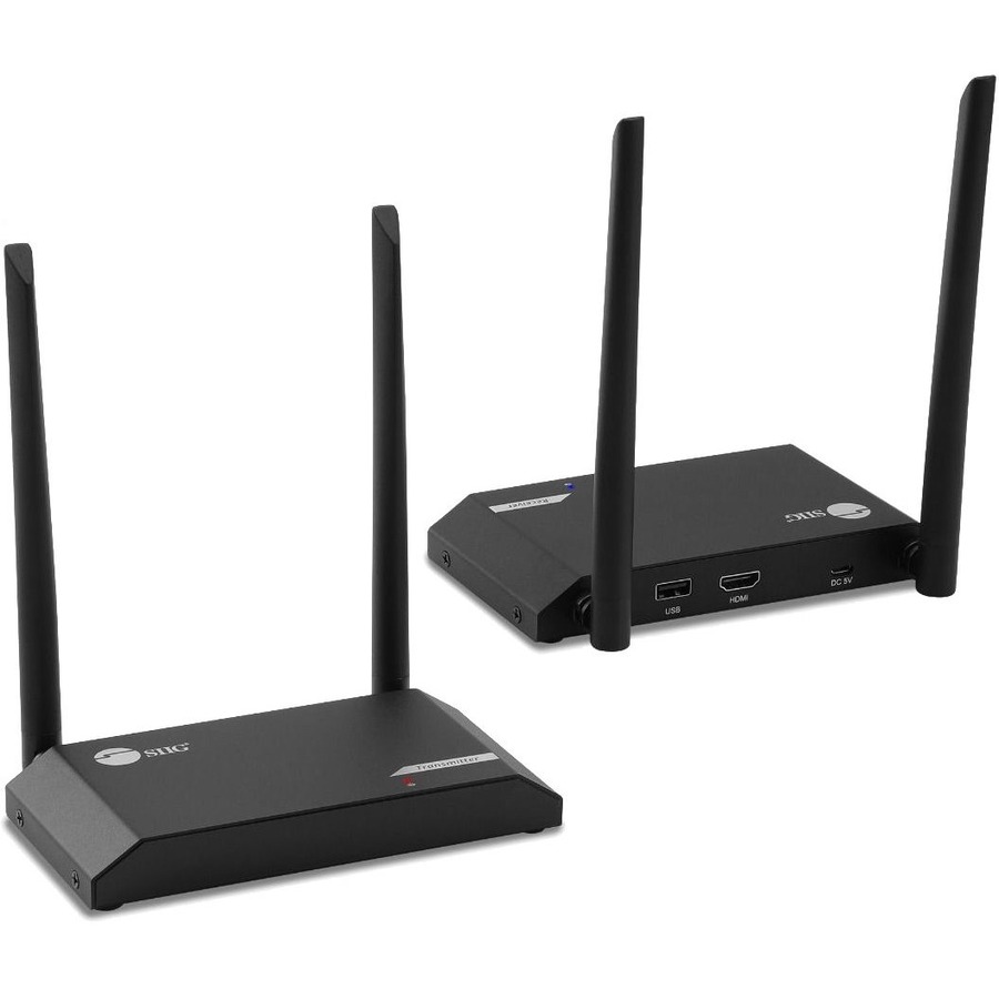 SIIG FULL HD WIRELESS HDMI KVM EXT LOOPOUT 1080P, UP TO 500 FT (150M) (CE-H26G1
